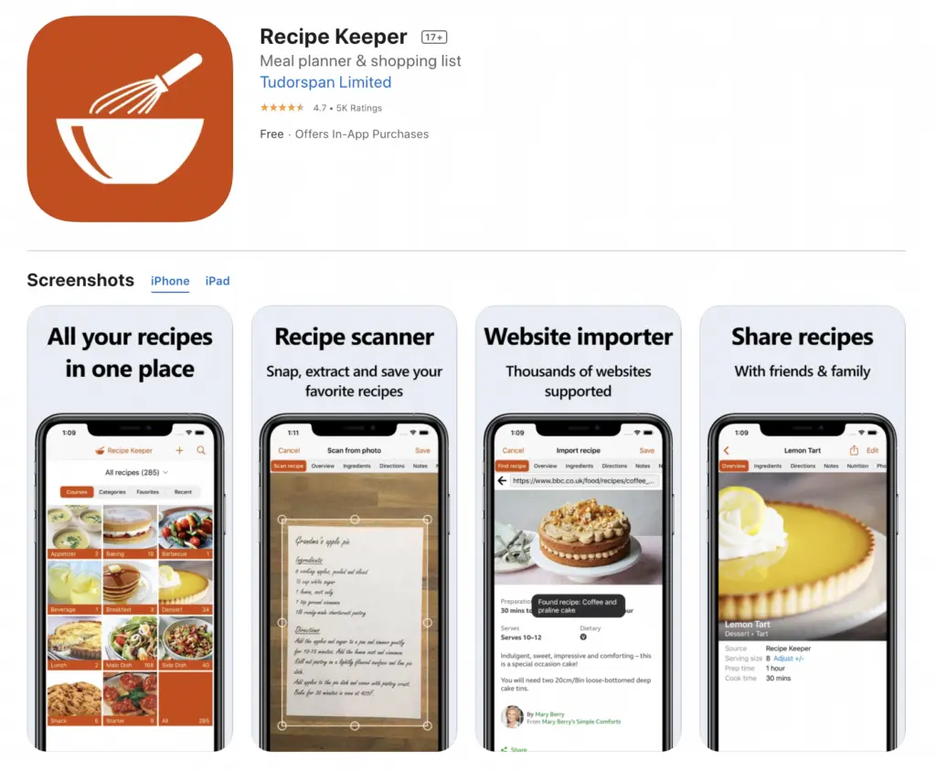 Recipe Keeper